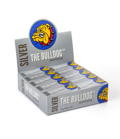 The Bulldog Filter Tips Silver-Wapshop