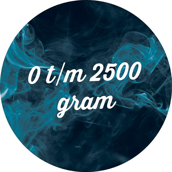 Voorraadpot 0 t/m 2500 gram