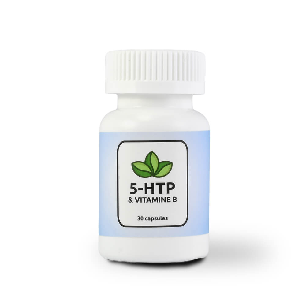 5-HTP & Vitamine B supplement – potje met 30 capsules voor stemming en balans