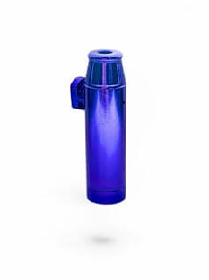Paarse aluminium bullet – compact doseerhulpmiddel