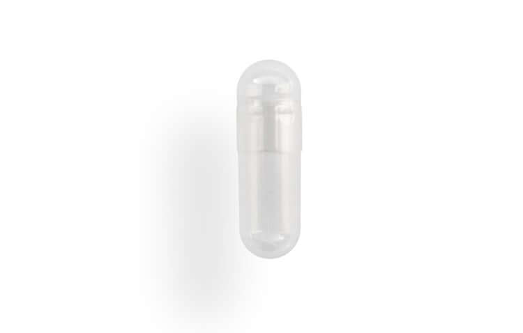 Transparante lege capsule maat 1 – plantaardig HPMC delayed release