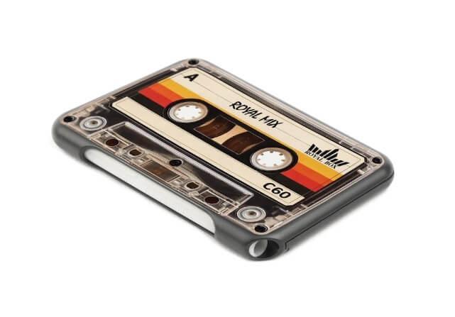 Royal Box – Cassette gesloten met aluminium buisje erbovenop