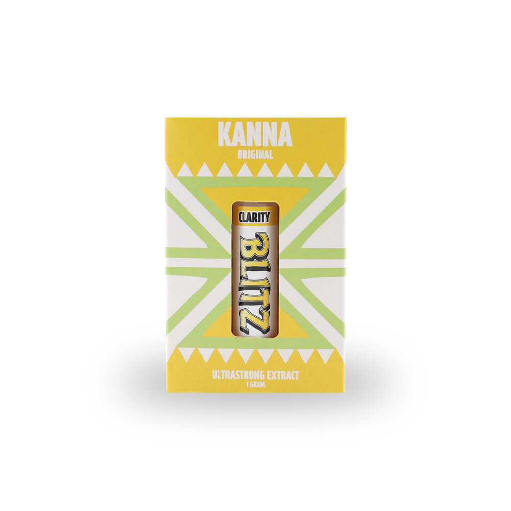 "Kanna Blitz Clarity doosje – focus en ontspanning in 1 gram premium poeder"