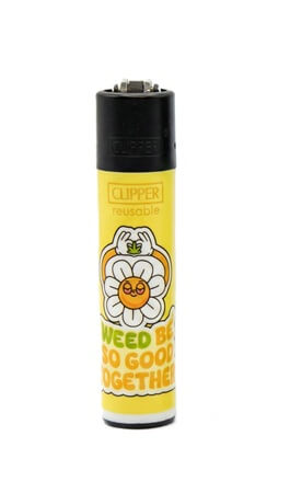 Navulbare Clipper aanstekers Weed Valentine met humor designs