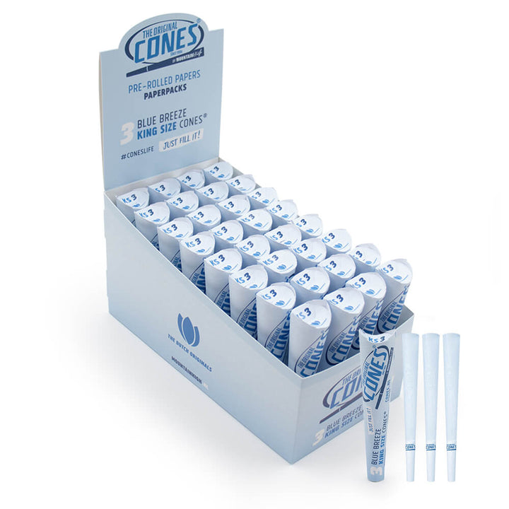 Cones King Size 109mm Blue & Pink – 3 Stuks