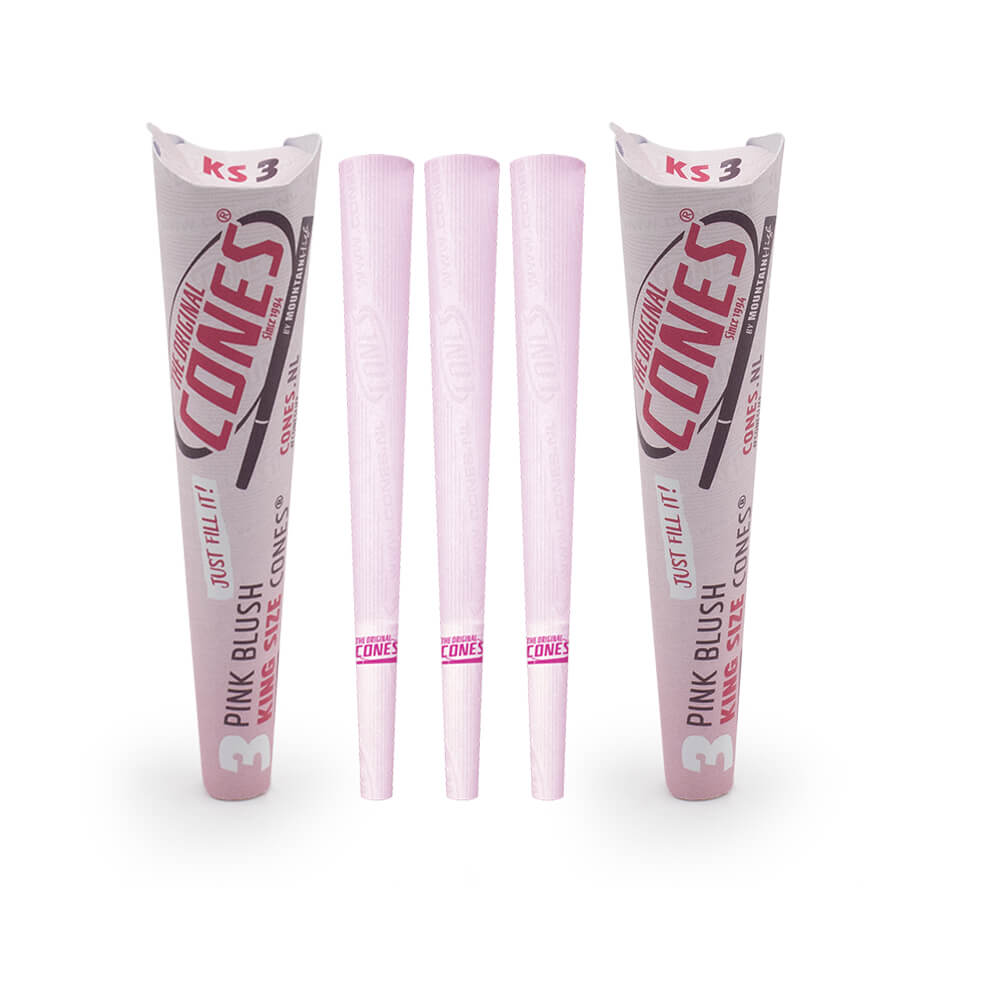 Cones King Size 109mm Blue & Pink – 3 Stuks