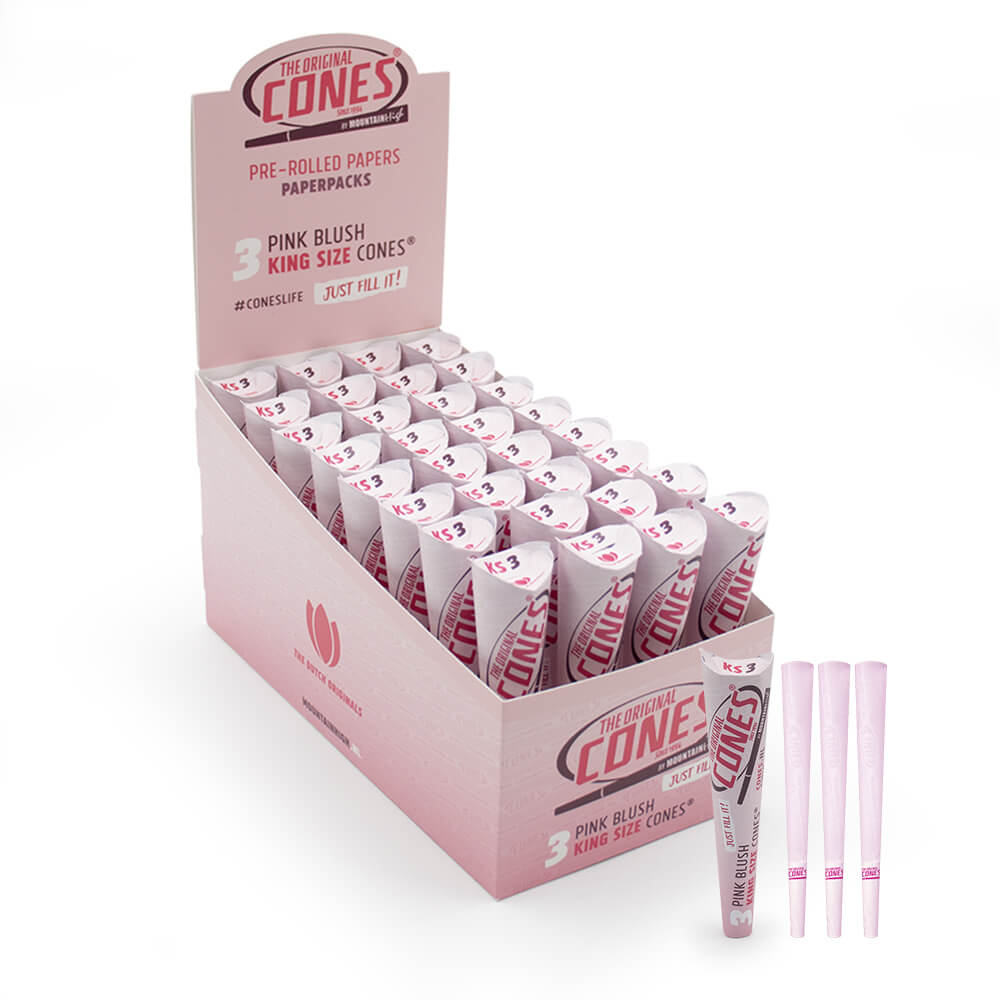 Cones King Size 109mm Blue & Pink – 3 Stuks