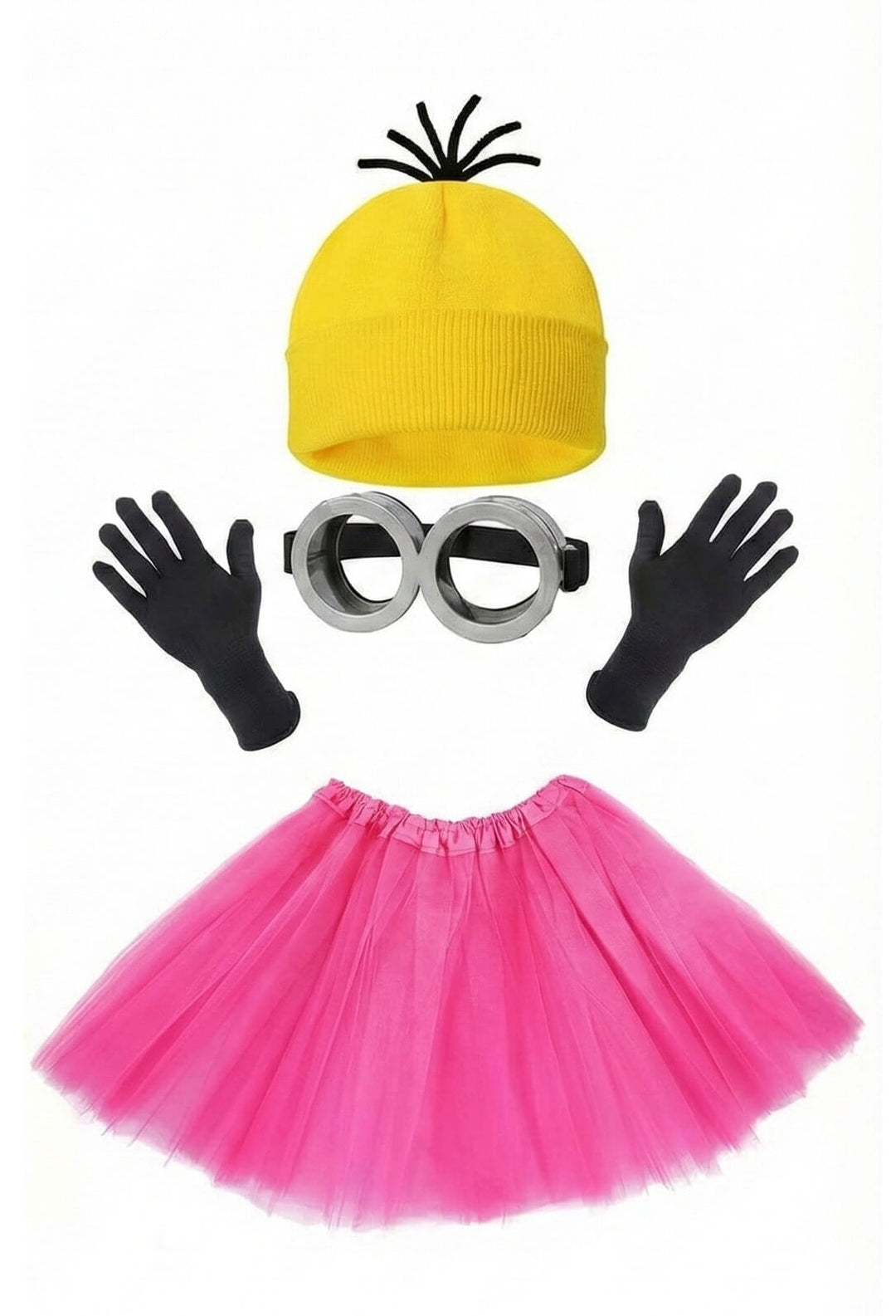 Minion Kostuum met Tutu, Roze
