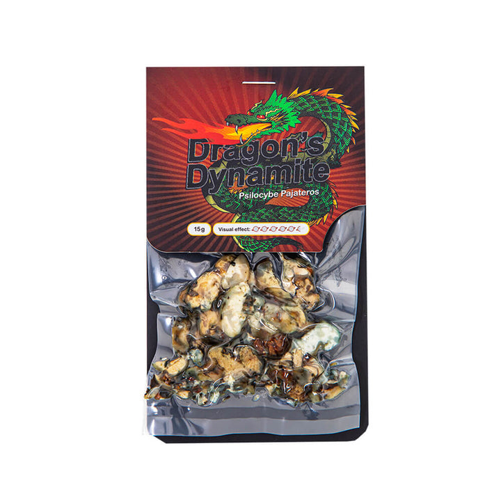 Dragon’s Dynamite magic truffels 15 gram verpakking