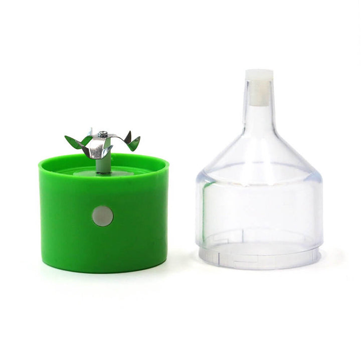 Elektrische grinder / poedermolen USB-oplaadbaar met vultrechter – ideaal voor cones, stashpotjes en snuifpotjes