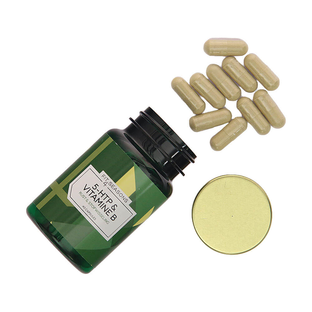 Fit4Seasons 5-HTP & Vitamine B verpakking – voedingssupplement