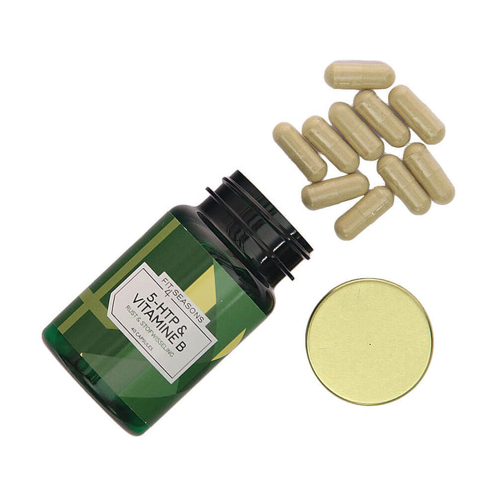 Fit4Seasons 5-HTP & Vitamine B verpakking – voedingssupplement