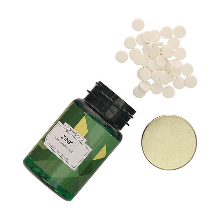 Fit4Seasons Zink verpakking – zinkbisglycinaat tabletten