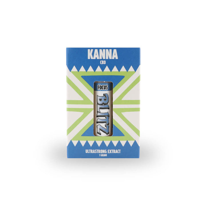 Kanna Blitz Focus verpakking – 1 gram kanna + CBD voor concentratie en ontspanning