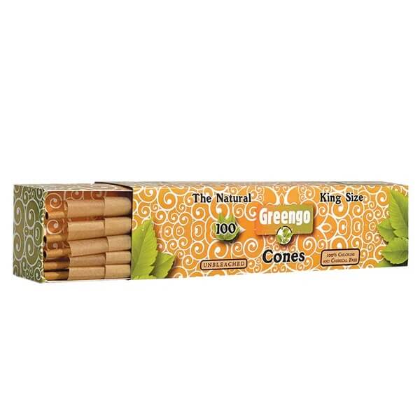 Greengo Natural King Size Cones 109mm - 100 stuks