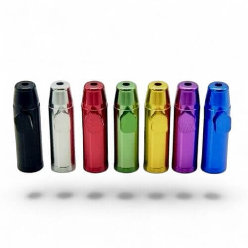 Gekleurde aluminium doseer bullets voor discreet gebruik