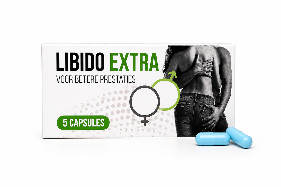 Libido Extra 5 capsules voedingssupplement voor mannen en vrouwen, te koop bij Wapshop.nl