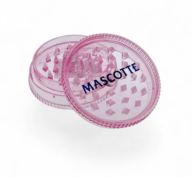 Plastic Grinder Mascotte 60 mm 2-delig, roze