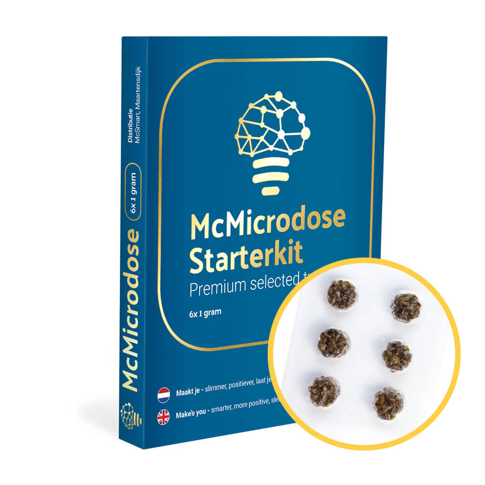 McMicrodose Starterkit 6x1 gram – microdoseer truffels kopen bij Wapshop