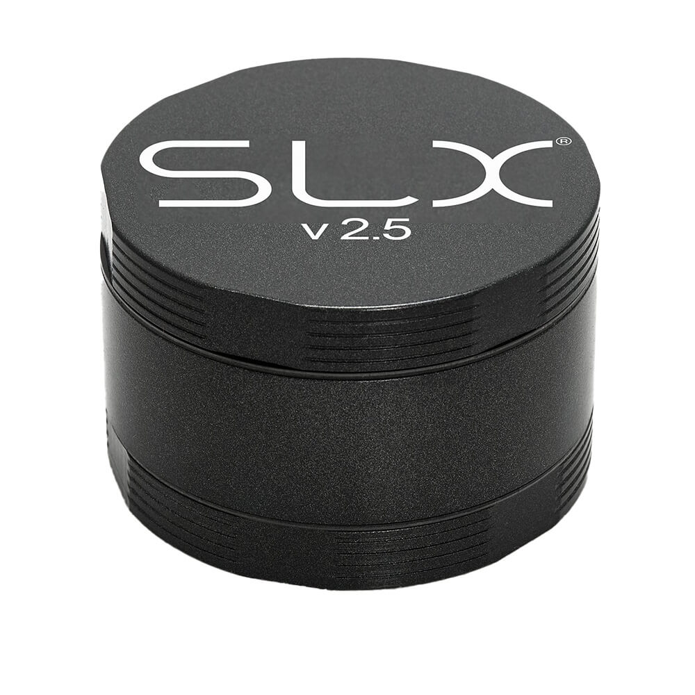 SLX Pro Grinder 62mm zwart — non-stick aluminium grinder bij Wapshop