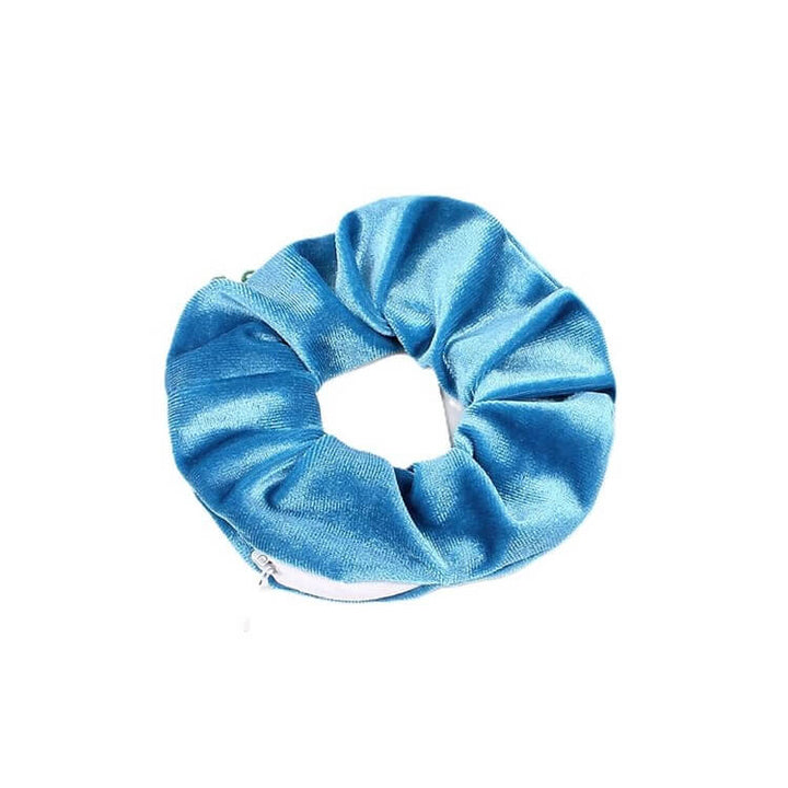 Stash scrunchie blauw