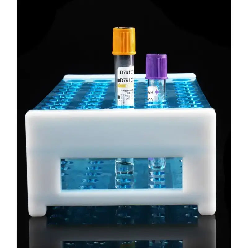 Zijaanzicht van buizenrekje met witte handgrepen – makkelijk op te tillen

