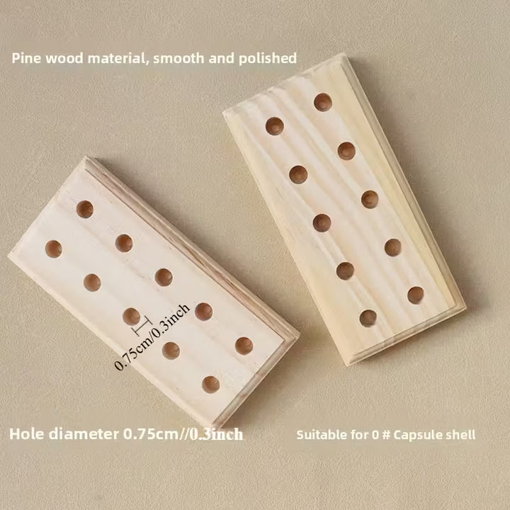 Capsulehouder Hout - Maat 0 en 1