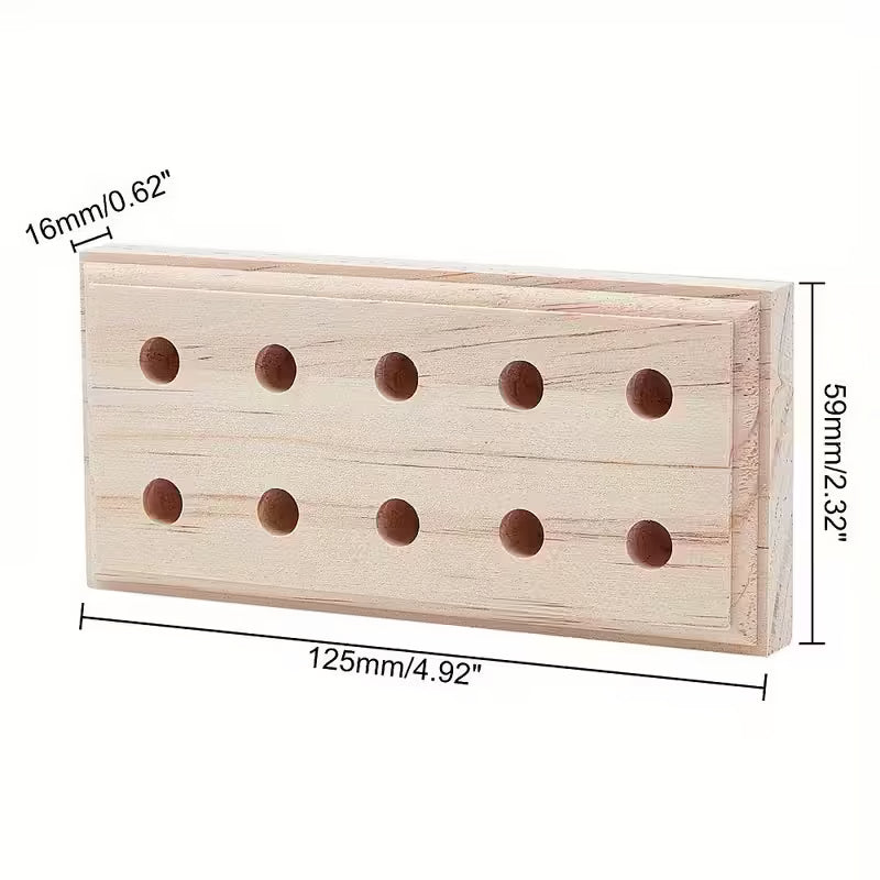 Capsulehouder Hout - Maat 0 en 1