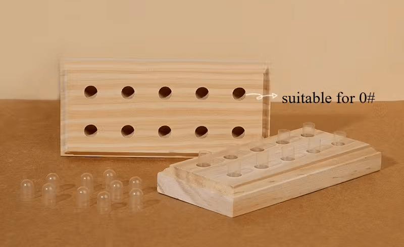 Capsulehouder Hout - Maat 0 en 1