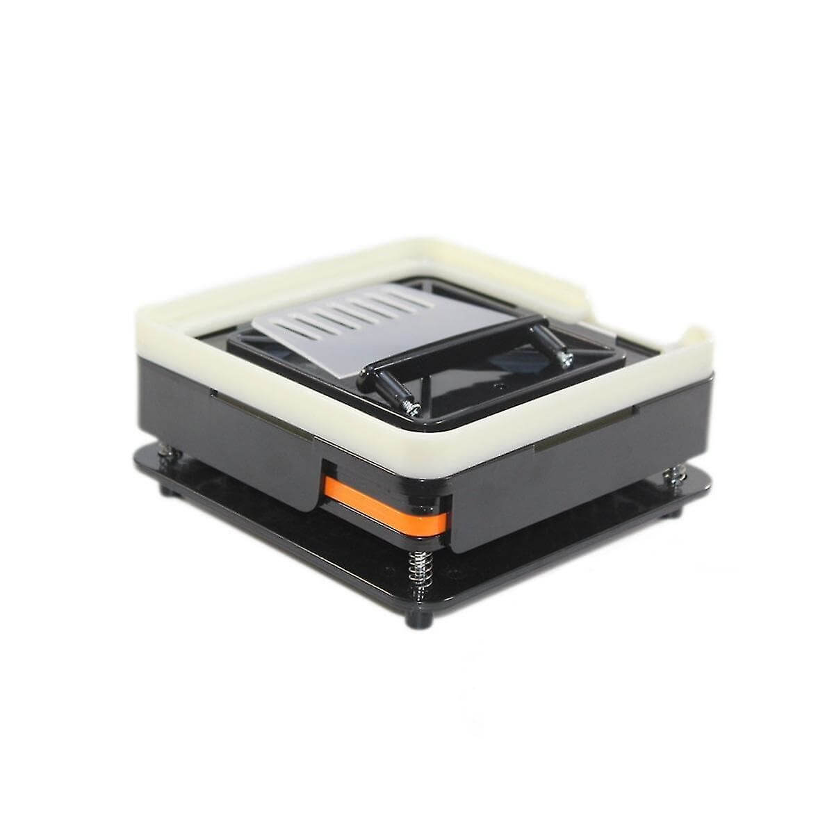 Capsuleermachine  die wordt gebruikt om capsules met verschillende stoffen zoals medicijnen of voedingssupplementen te vullen. De machine bestaat uit een capsulevulstation, doseermechanisme, capsuleplaatsingssysteem en een sluitmechanisme. De machine is duurzaam, van hoge kwaliteit en eenvoudig te reinigen, en zorgt voor een efficiënt en hygiënisch vulproces van gelatine- of vegetarische capsules.