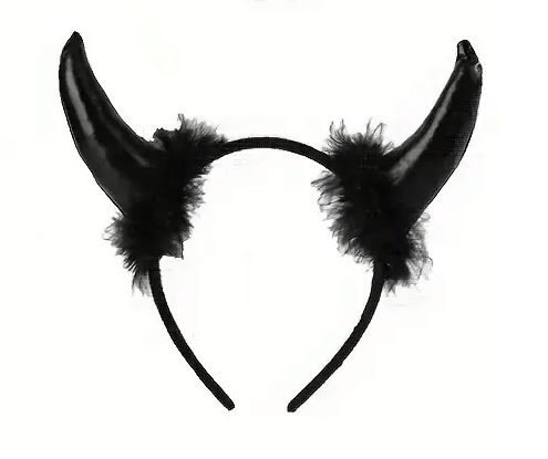 Halloween diadeem met duivelshoorntjes – feestelijke haarband