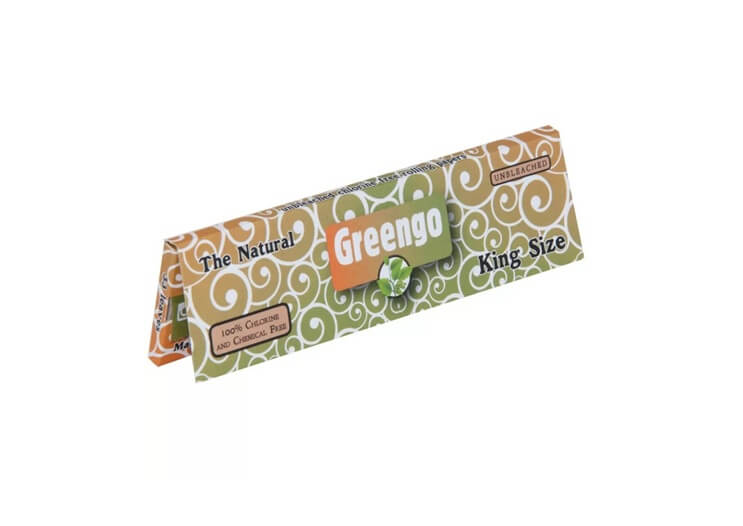 Greengo King Size rolling papers ongebleekt en chloorvrij