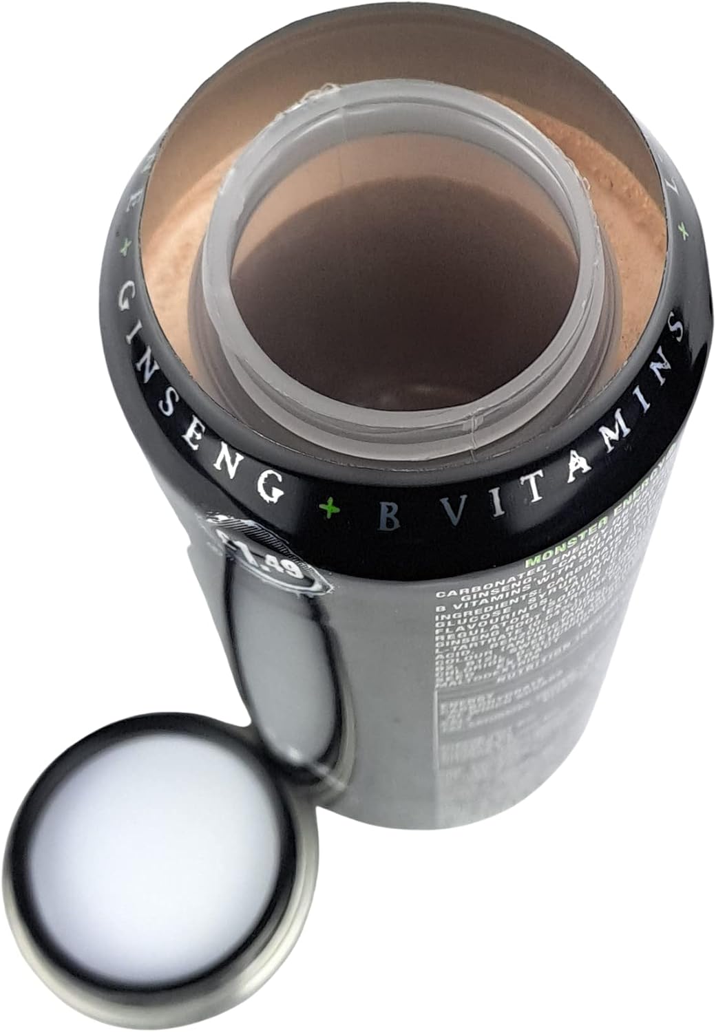 Verborgen safe in energy drink blik