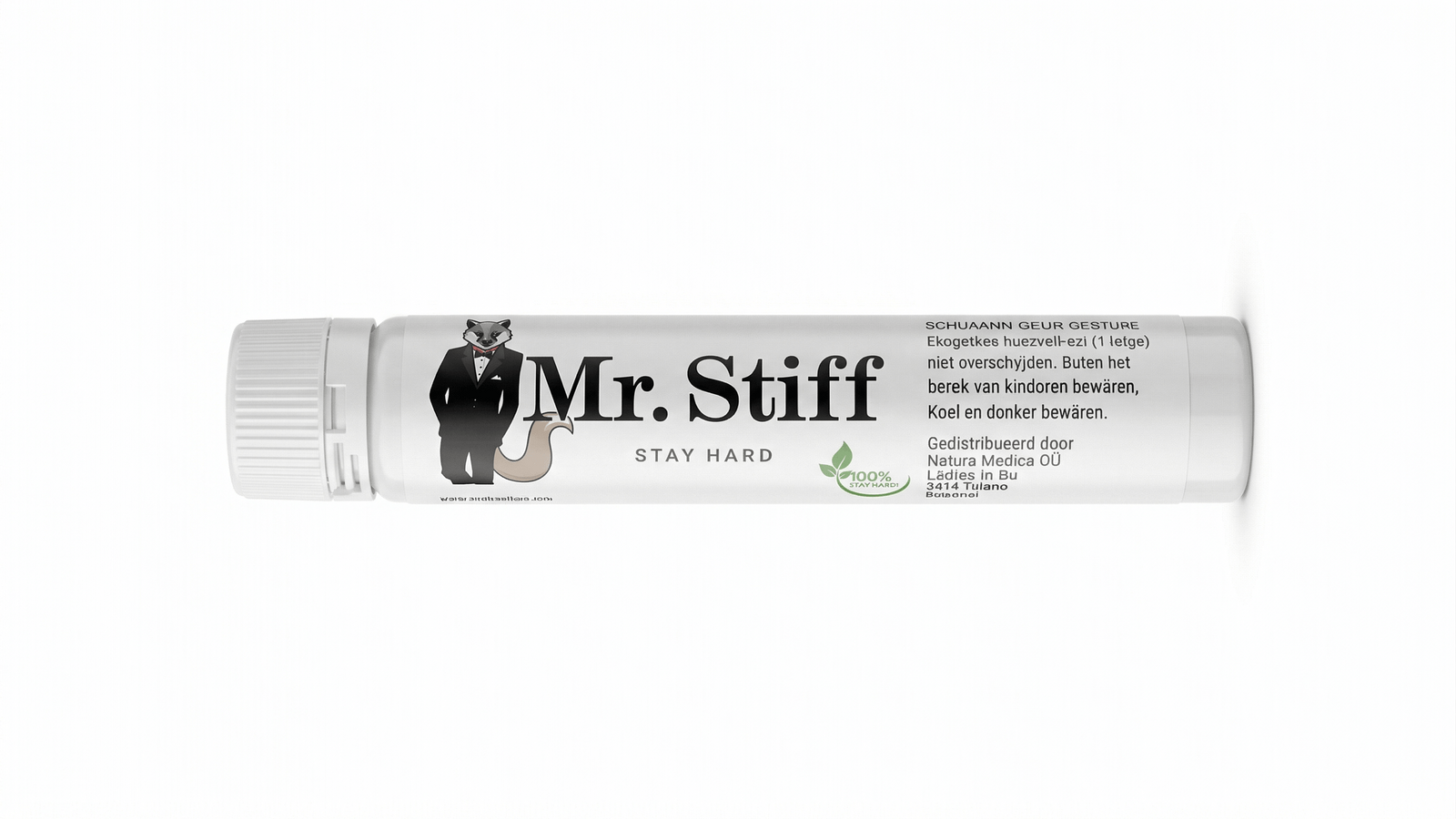 Mr. Stiff Libido Shot Stay Hard 25ml — natuurlijke kruidenshot voor mannen