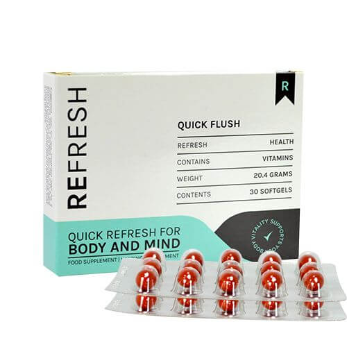 Quick Flush Detox softgels – natuurlijke detoxkuur voor snelle reiniging