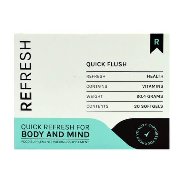 Quick Flush Detox softgels – natuurlijke detoxkuur voor snelle reiniging