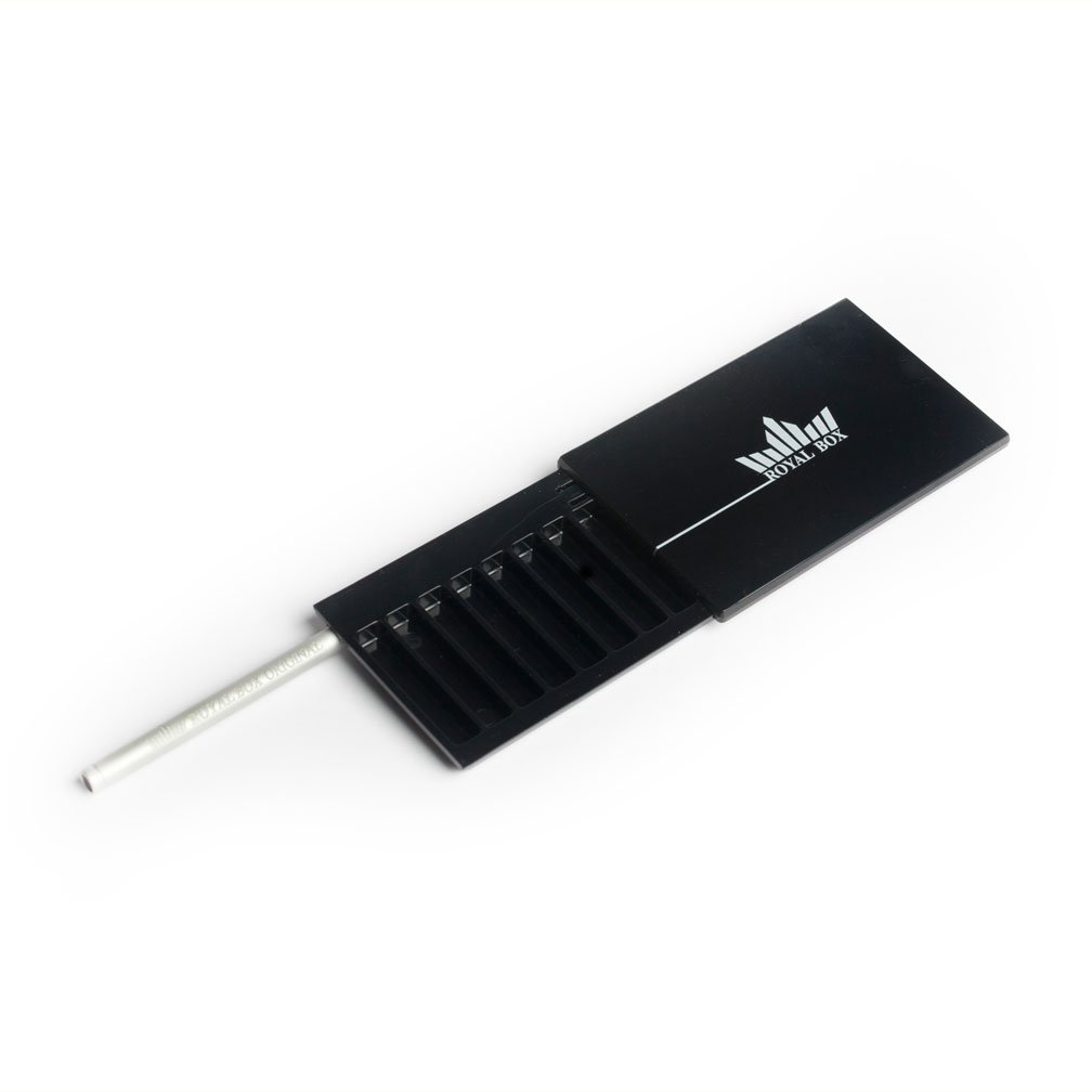 Royal Box in luxe zwarte verpakking met deksel half open