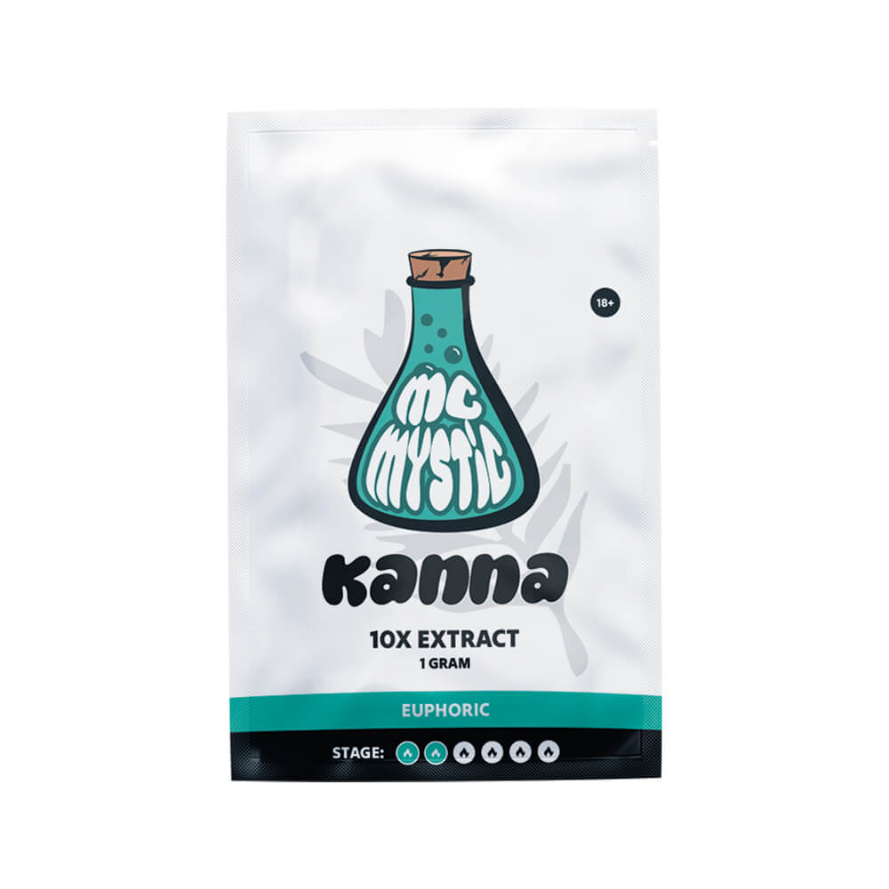 Kanna 10x Extract 1 gram van McMystic in hersluitbaar zakje, te koop bij Wapshop.nl
