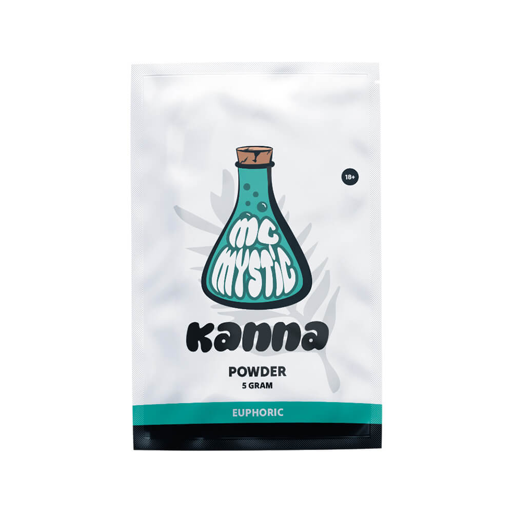 Kanna poeder 5 gram van McMystic in hersluitbaar zakje, te koop bij Wapshop.nl