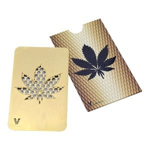 Card Grinder Leaf Gold