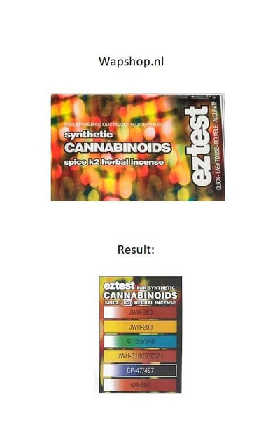 ez test cannabinoids resultaat