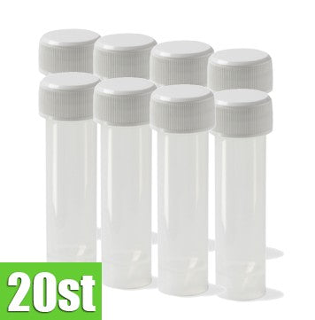 Lege buisjes met schroefdop 5ml 20 st