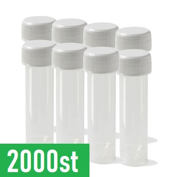 Lege buisjes met schroefdop 5ml - 2000 st