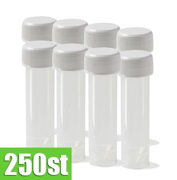 Lege buisjes met schroefdop 5ml - 250 stuks