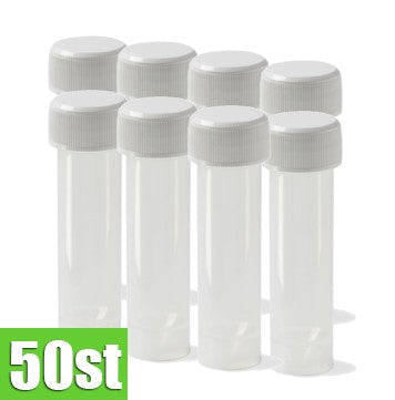 Lege buisjes met schroefdop 5ml - 50 stuks