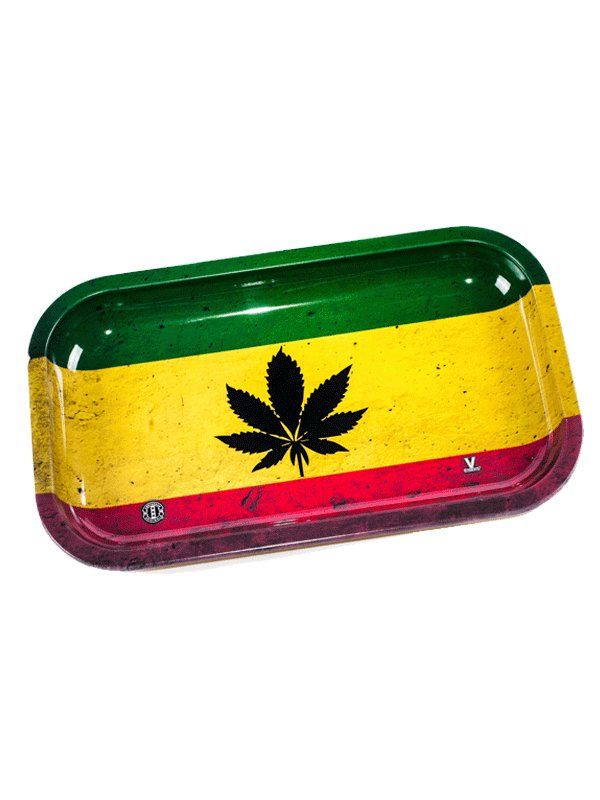 Rasta Leaf Rolling Tray-Wapshop