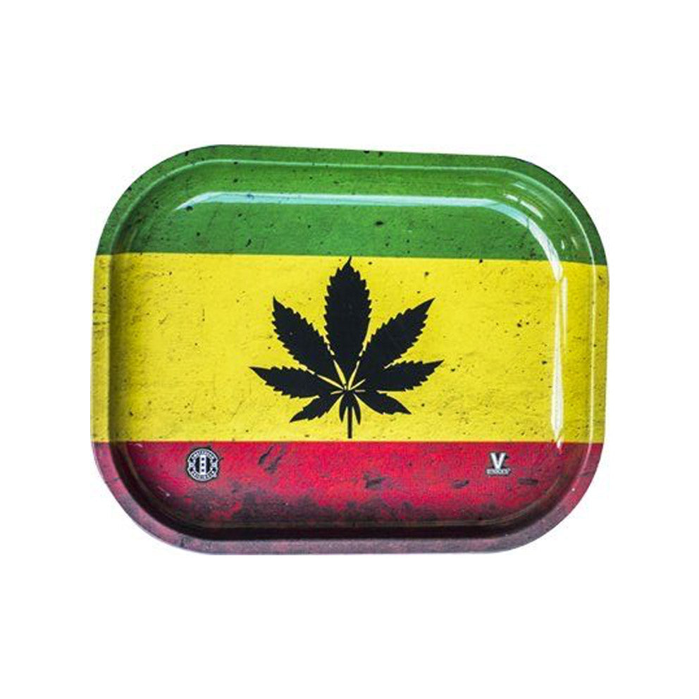 Rasta Leaf Rolling Tray-Wapshop