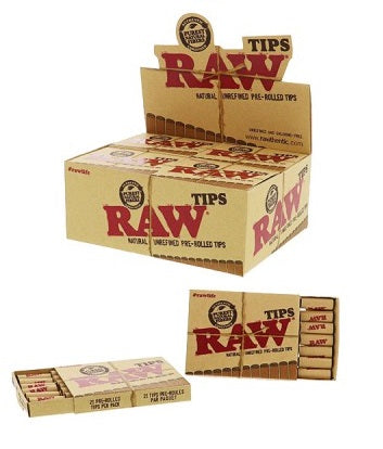 RAW-Pre rolled CONE TIPS-Wapshop