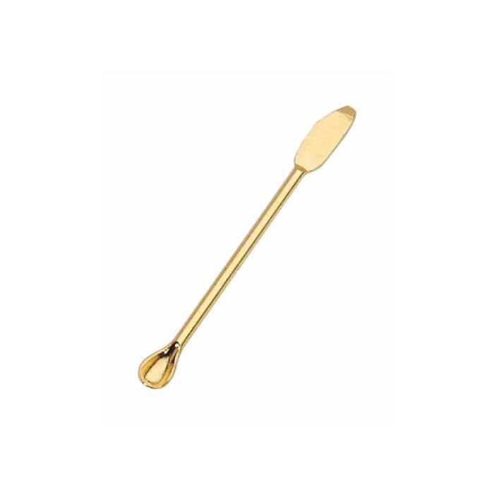 snuff spoon goud