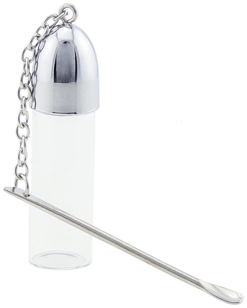 Spoon on Vial White Glass-Wapshop